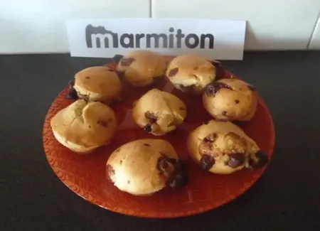 Muffins light aux pépites de chocolat