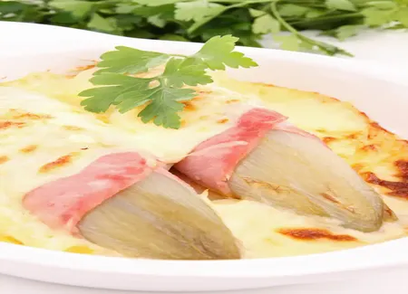 Endives au jambon et aux lardons (rapide)