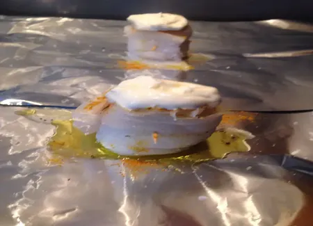 Papillotes de filets de sabre au curry
