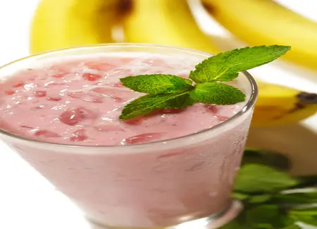 Smoothie banane-fraise