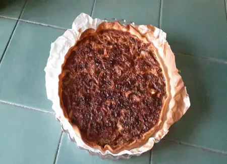 Quiche aux champignons ail et persil