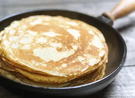 Crêpes pour polyallergiques (sans oeuf, sans lactose, sans gluten et sans arachide)