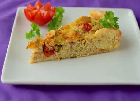 Quiche aux miettes de thon