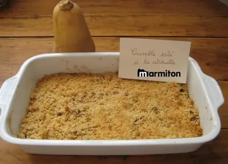 Crumble salé à la citrouille
