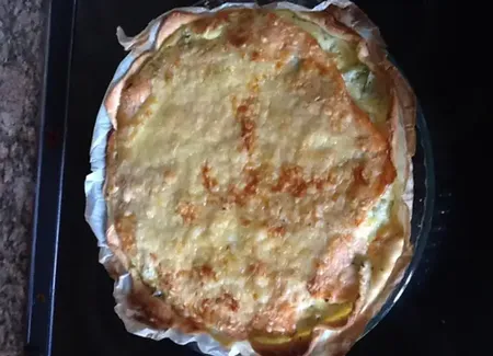 Tarte saumon et brocolis