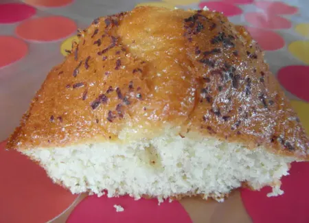 Cake light orange epices