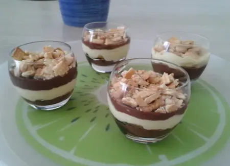 Tiramisu à la pâte à tartiner au chocolat et aux petits-beurre