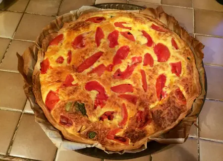 Quiche au gouda