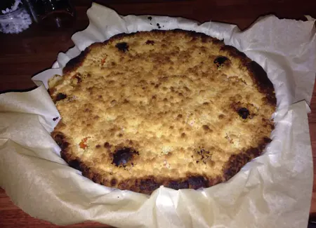 Streusel aux abricots