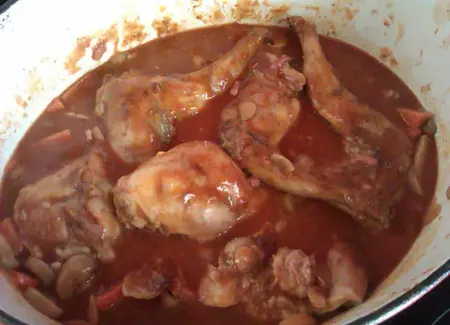 Lapin à la tomate