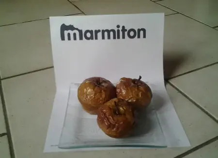 Pommes surprise à la pâte à tartiner