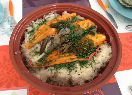 Choucroute de la mer au tajine électrique