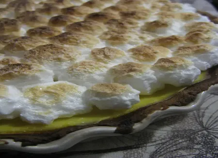 Tarte au citron meringuée toute douce