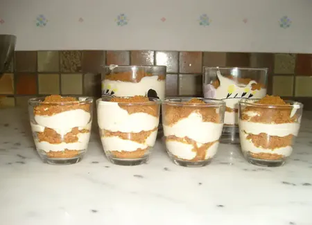 Mousse au mascarpone et aux speculoos