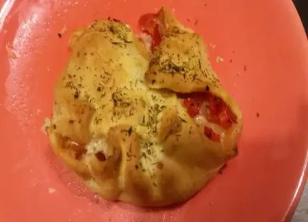 Feuilleté jambon poivron