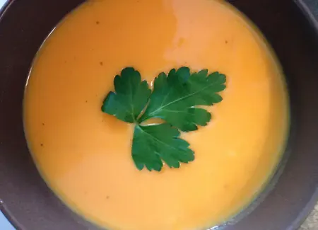 Soupe courge butternut, carotte, pomme de terre