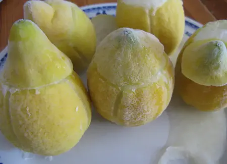 Citrons givrés au mascarpone