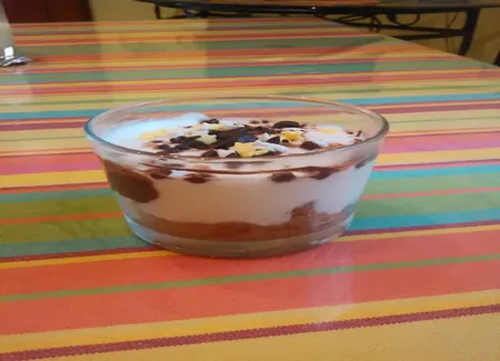 Verrine au spéculoos, nutella et fromage blanc