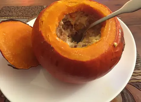 Potimarron aux croûtons