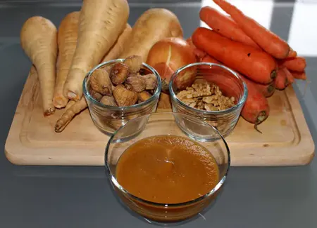 Soupe panais & carottes aux figues
