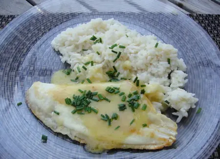 Filets de limande, beurre au citron