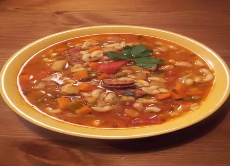 Minestrone épicé