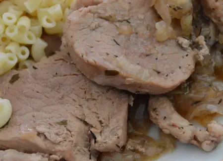 Filet mignon de porc à la bière brune