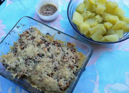 Andouillettes faciles et pommes de terre