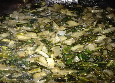 Blettes marinées au citron et à l'huile d'olive