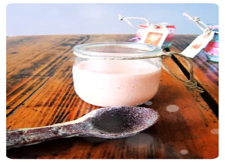 Mousse de fraise tagada à la fleur d'oranger
