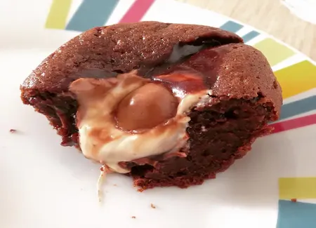 Fondant au chocolat coeur de nutella/shokobon