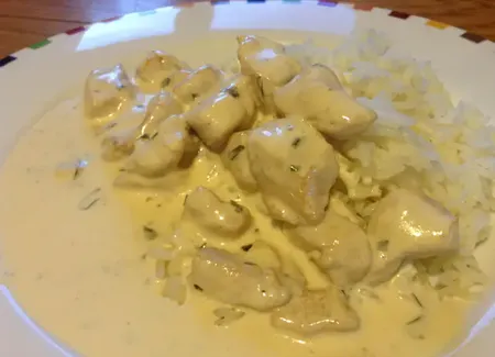 Blancs de poulet à l'estragon
