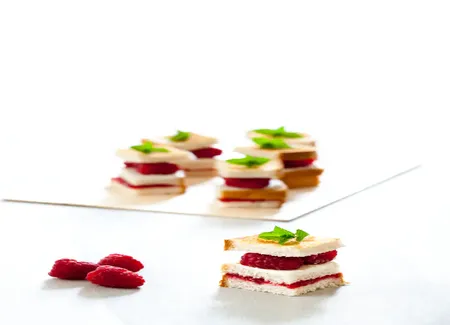 Framboise club-sandwich