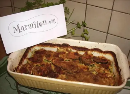 Gratin de courgettes et pommes de terre
