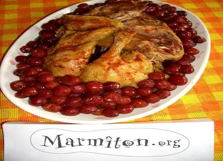 Canard aux cerises