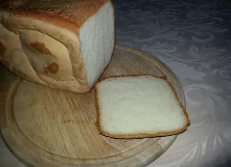 Pain de mie sans gluten à la machine