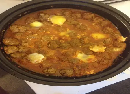 Tajine de kefta tomates