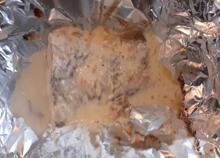 Papillote de poisson à la crème