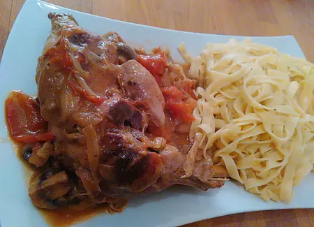 Cuisse de dinde au cidre