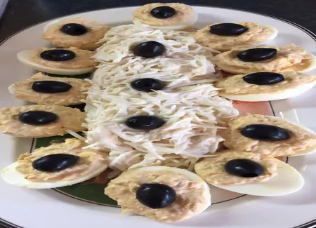 Oeufs durs au thon