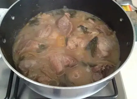 Civet de porc à la portugaise
