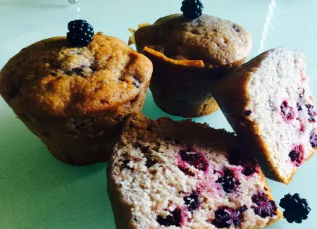 Muffins aux mûres très faciles