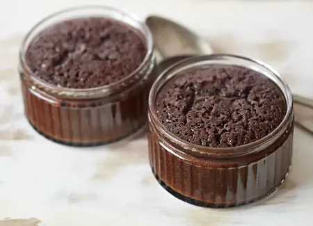 Fondant chocolat noix et confiture de lait