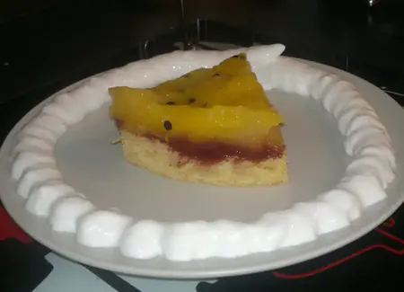 Bavarois mangue passion et sa chantilly coco