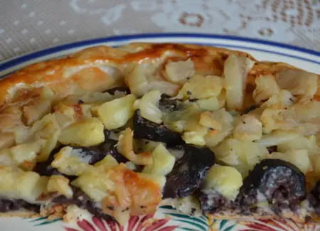 Tatin au boudin noir et aux pommes