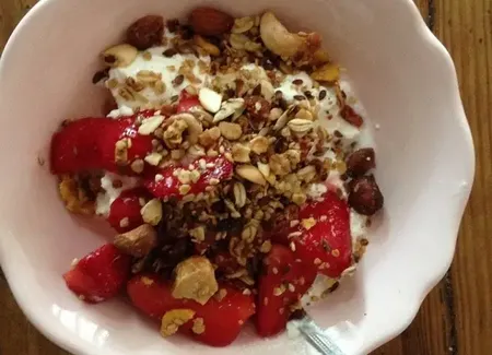 Coupe de fruits / muesli minceur