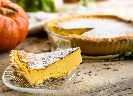 Tarte potiron et noix de coco