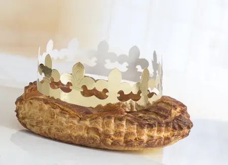 Galette des rois au chocolat, coco et pommes