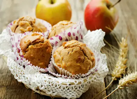 Muffins light aux pommes