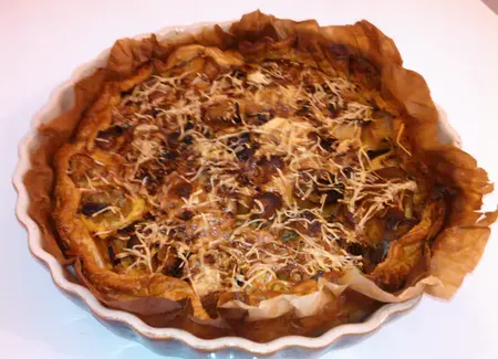 Quiche aux noix de saint-jacques